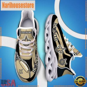 NFL Max Soul Shoes, Nfl New Orleans Saints White C Shoes For Fans