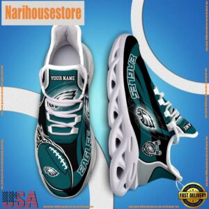 NFL Max Soul Shoes, Nfl Philadelphia Eagles White C Shoes For Fans