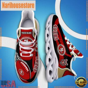 NFL Max Soul Shoes, Nfl San Francisco 49ers White C Shoes For Fans