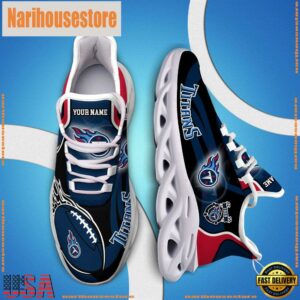 NFL Max Soul Shoes, Nfl Tennessee Titans White C Shoes For Fans