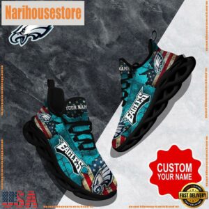 NFL Max Soul Shoes, Philadelphia Eagles Clunky Shoes Custom Gift Women And Men
