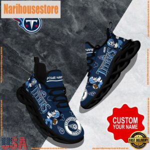NFL Max Soul Shoes, Tennessee Titans Clunky Shoes Custom Name For Fans Christmas