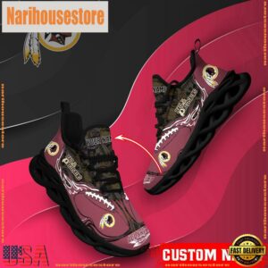 NFL Max Soul Shoes, Washington Redskins Clunky Shoes Custom Name