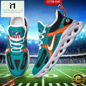 NFL Miami Dolphins Logo Football Team New Season Max Soul Shoes