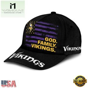 NFL Minnesota Vikings American Flag Classic Cap