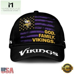 NFL Minnesota Vikings American Flag Classic Cap