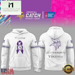 NFL Minnesota Vikings Crucal Catch Intercept Cancer Hoodie