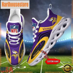 NFL Minnesota Vikings Custom Max Soul Shoes
