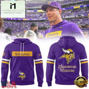 NFL Minnesota Vikings Football Logo Team Hoodie For Fans