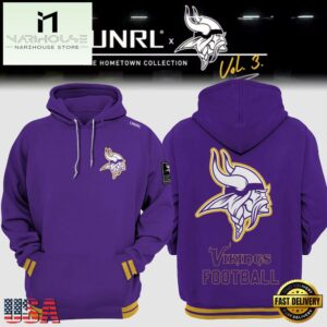 NFL Minnesota Vikings Football Unrl The HomeTown Hoodie