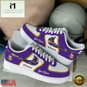 NFL Minnesota Vikings Logo Team Limited Edition New Design Custom Air Force 1 Shoes