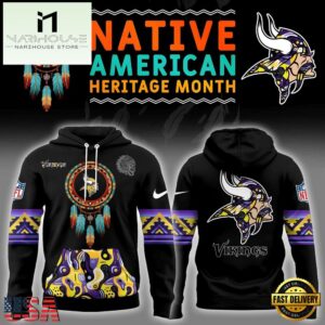 NFL Minnesota Vikings Native American Heritage Month Hoodie