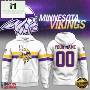 NFL Minnesota Vikings OnWhite Custom Hoodie