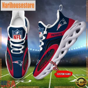 NFL New England Patriots Custom Max Soul Shoes