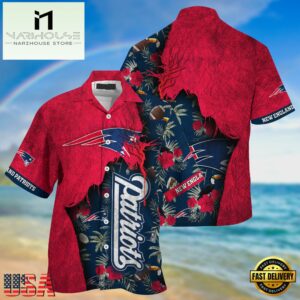 NFL New England Patriots Football Team Summer God Hawaii Shirt