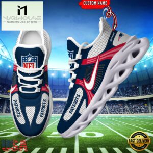 NFL New England Patriots Logo Football Team New Season Max Soul Shoes