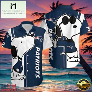 NFL New England Patriots Snoopy Hawaiian Shirt