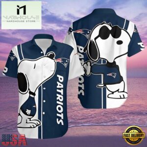 NFL New England Patriots Snoopy Hawaiian Shirt