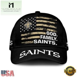 NFL New Orleans Saints American Flag Classic Cap