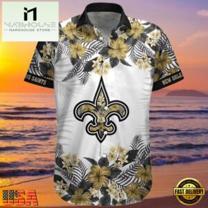 NFL New Orleans Saints Bourbon Street Hawaiian Shirt