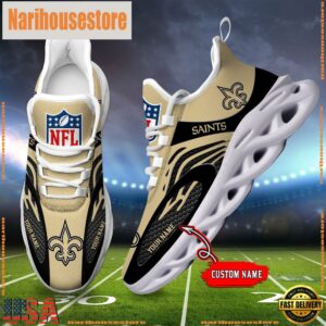 NFL New Orleans Saints Custom Max Soul Shoes
