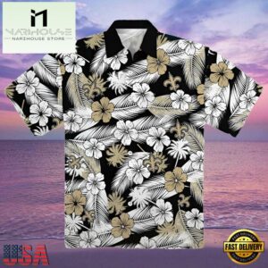NFL New Orleans Saints Hawaiian Shirt Aloha Tropical