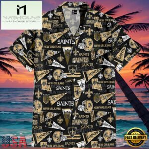 NFL New Orleans Saints Hawaiian Shirt Nola Spirit