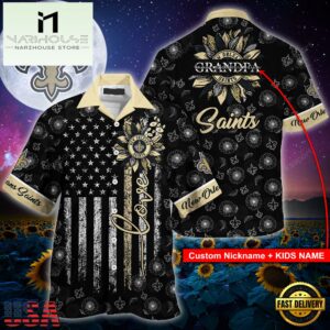 NFL New Orleans Saints Sunflower For Mother Day Father Day Hawaiian Shirt