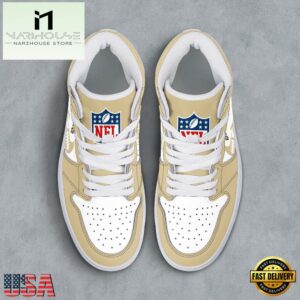 NFL New OrleansSaints Grunge Style Custom Air Jordan 1 Shoes