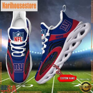 NFL New York Giants Custom Max Soul Shoes