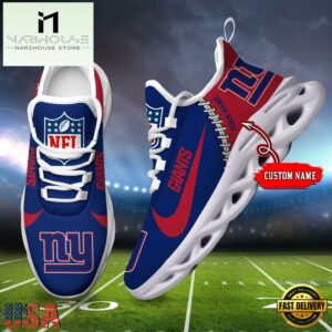 NFL New York Giants Football Team Design Max Soul Shoes, Football New Sneaker Shoes