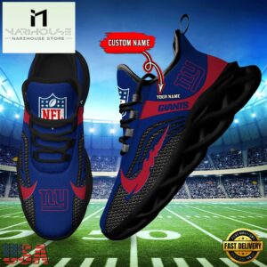 NFL New York Giants Football Team New Design Max Soul Shoes Sneaker