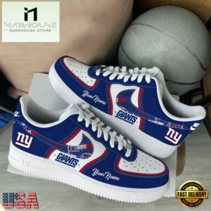 NFL New York Giants Logo Team Limited Edition New Design Custom Air Force 1 Shoes