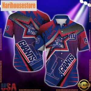 NFL New York Giants Special Football Team Star Hawaiian Shirts
