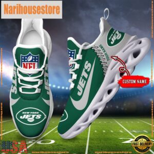 NFL New York Jets Custom Name Max Soul Shoes Gift For Fans