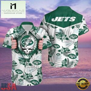 NFL Ny Jets Hawaiian Shirt Grateful Dead