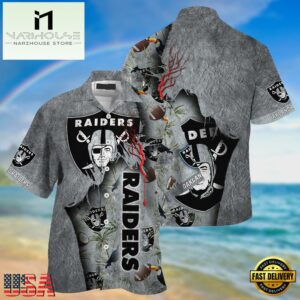 NFL Oakland Raiders Football Team Summer God Hawaii Shirt