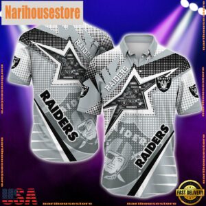 NFL Oakland Raiders Special Football Team Star Hawaiian Shirts