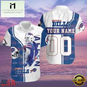 NFL Personalized Josh Allen Bills Hawaiian Shirt