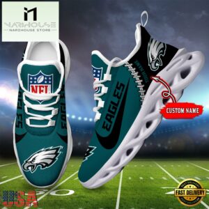 NFL Philadelphia Eagles Football Team Design Max Soul Shoes, Football New Sneaker Shoes