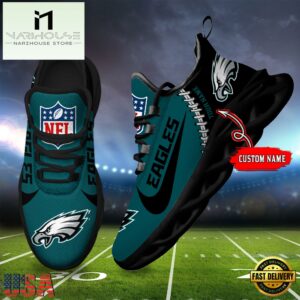 NFL Philadelphia Eagles Football Team Design Max Soul Shoes, Football New Sneaker Shoes
