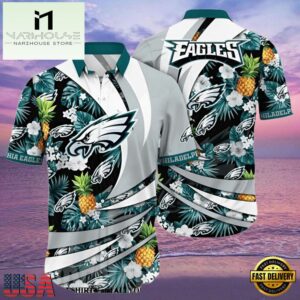 NFL Philadelphia Eagles Hawaiian Shirt Tropical Style