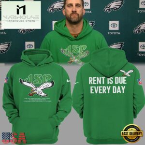 NFL Philadelphia Eagles Rent Is Due Every Day Hoodie