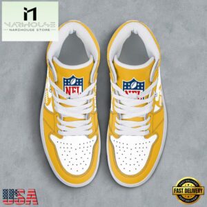 NFL Pittsburgh Steelers Grunge Style Custom Air Jordan 1 Shoes