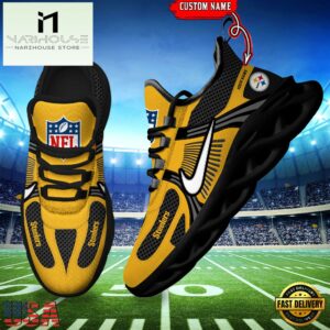 NFL Pittsburgh Steelers Logo Football Team New Season Max Soul Shoes