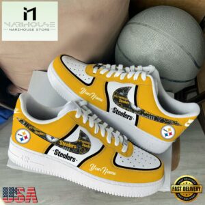 NFL Pittsburgh Steelers Logo Team Limited Edition New Design Custom Air Force 1 Shoes