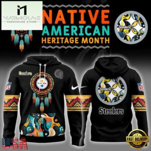 NFL Pittsburgh Steelers Native American Heritage Month Hoodie