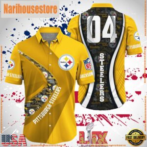 NFL Pittsburgh Steelers Super Bowl LIX Fans Custom Hawaiian Shirt