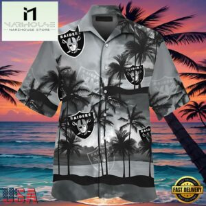 NFL Raiders Hawaiian Shirt Men