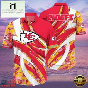 NFL Red Hawaiian Shirt Chiefs Men Woman